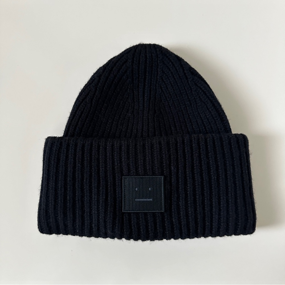 Acne Studio Beanie in Black